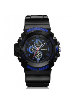 GON049 Men Analog Quartz Silicon Sports Wrist Watch
