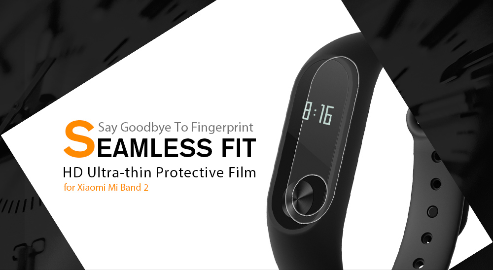 HD Ultra Thin Anti-scratch Protective Film for Xiaomi Mi Band 2 - 5pcs 