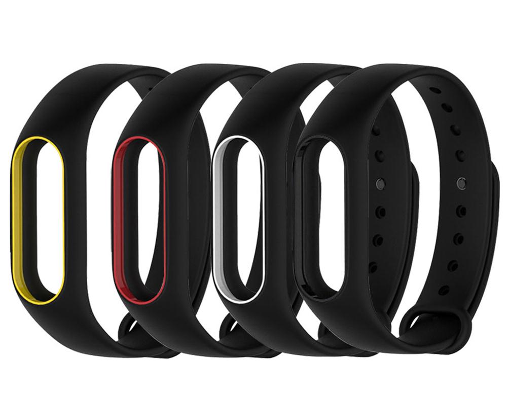 Double-color Anti-lost Design TPE Wristband for Xiaomi Mi Band 2