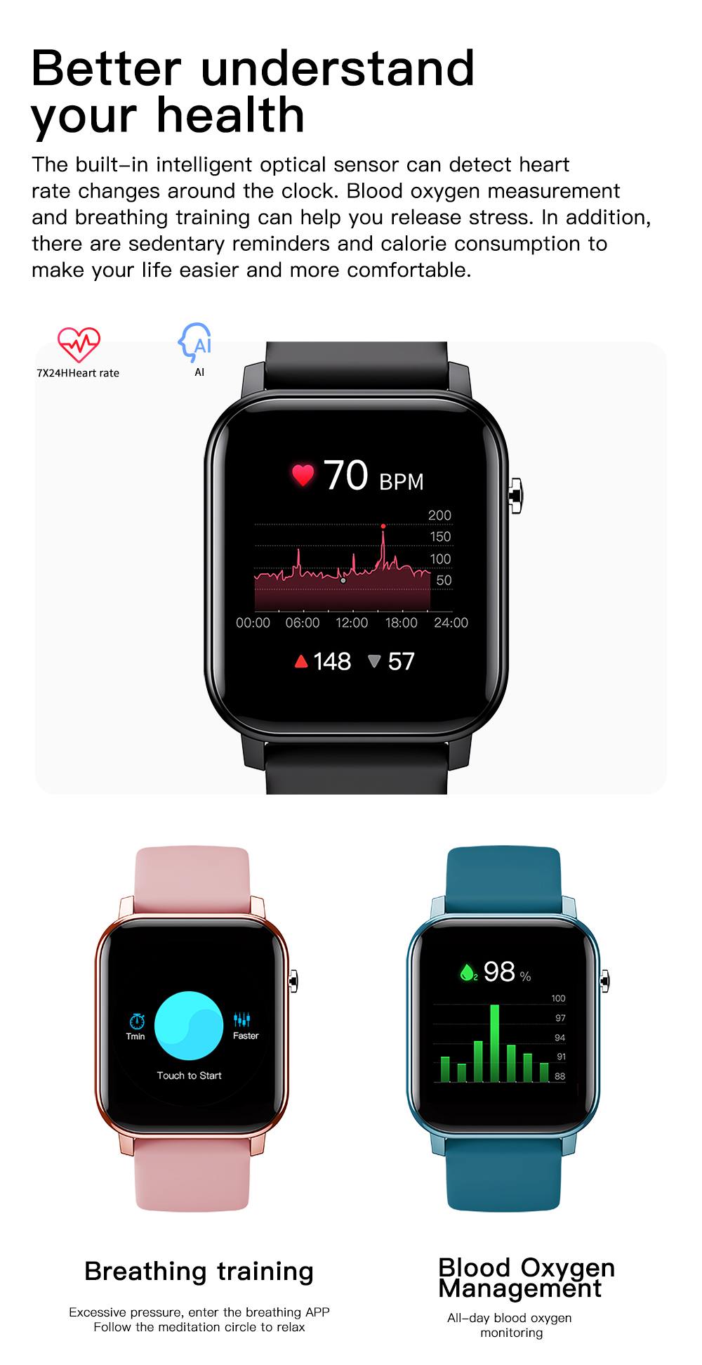 Kospet GTO Smart Watch Better understand your health