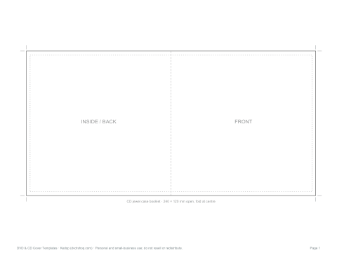 Preview of the first page of CD booklet (PDF)